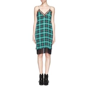 Sandro Silk Green Dress